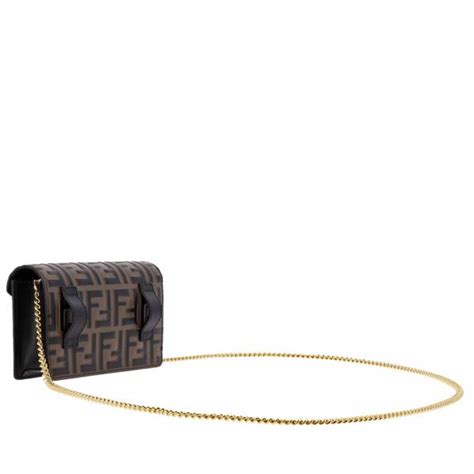 fendi mini bag brown and black|original fendi mini bag.